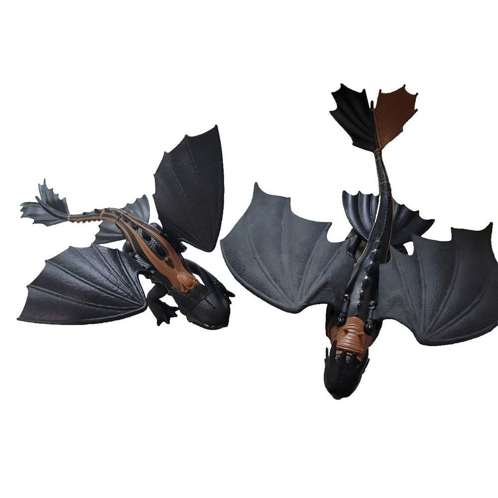 Toothless Night Fury Figure Lot How to Train Your Dragon toys